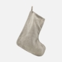 Kép 1/2 - STOCKING XMAS karácsonyi zokni, textil, szürke, nagy