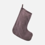 Kép 1/2 - STOCKING XMAS karácsonyi zokni, textil, nagy, mályva